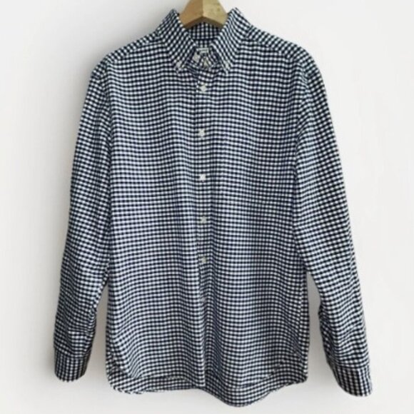 Jos A Bank 1905 Collection Tailored Fit Blue Collar Dress Shirt Size Medium - Picture 1 of 9